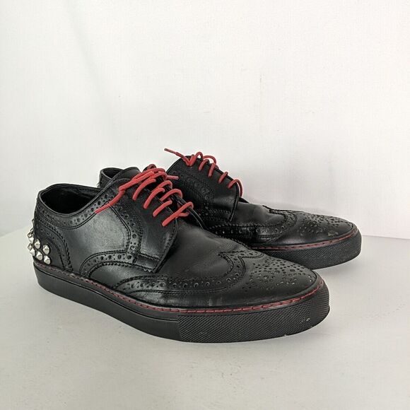 Creative Recreation X Barney's ZERILLI Black Wingtip Sneaker Will.I.Am Size 10 - Picture 3 of 10